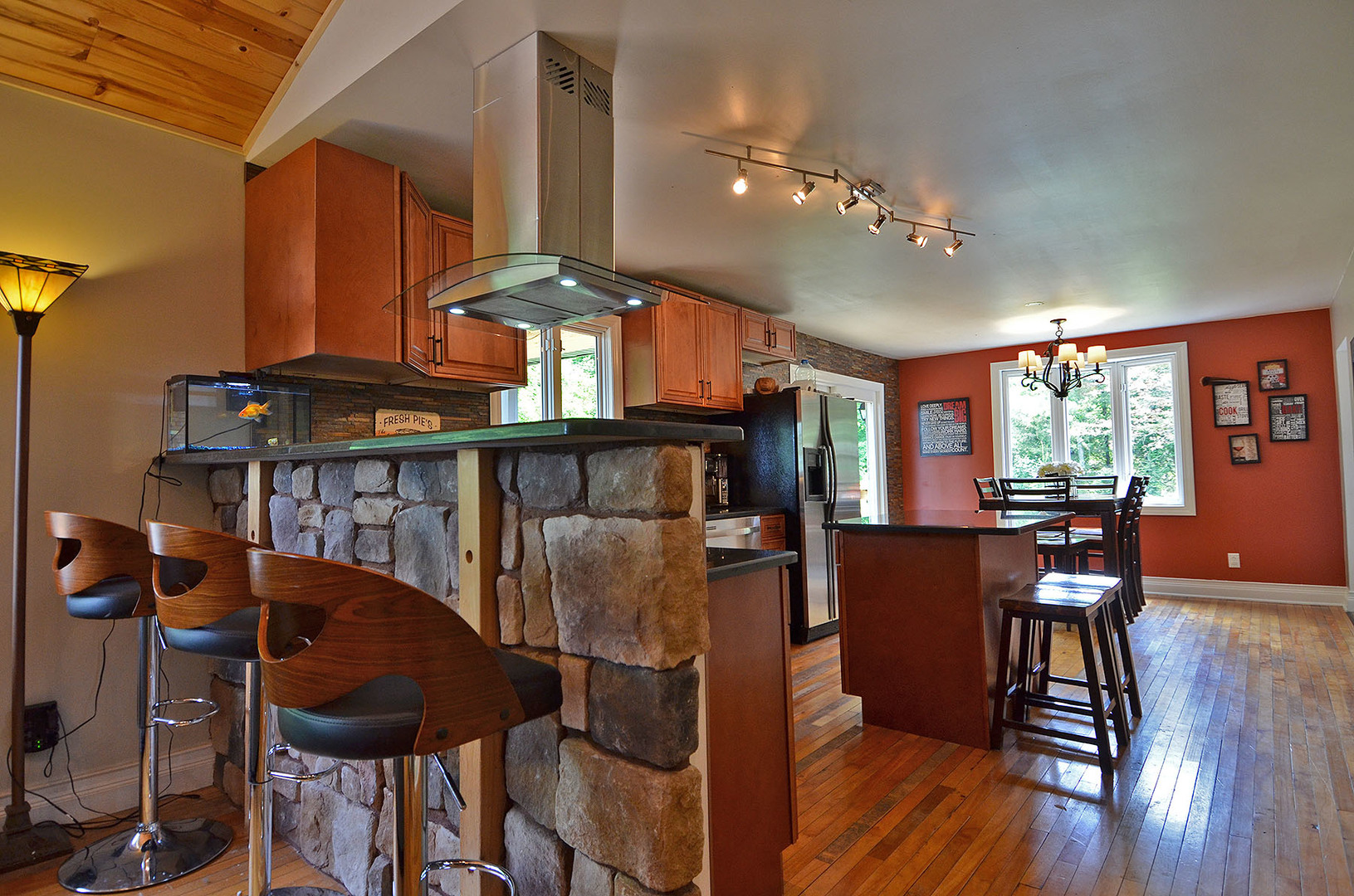 2580 East 1251st Road Ottawa, IL 61350 - Photo 14 of 29 a view of a dining room with furniture and wooden floor