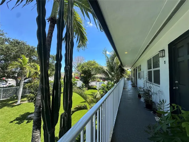 a view of a corridor