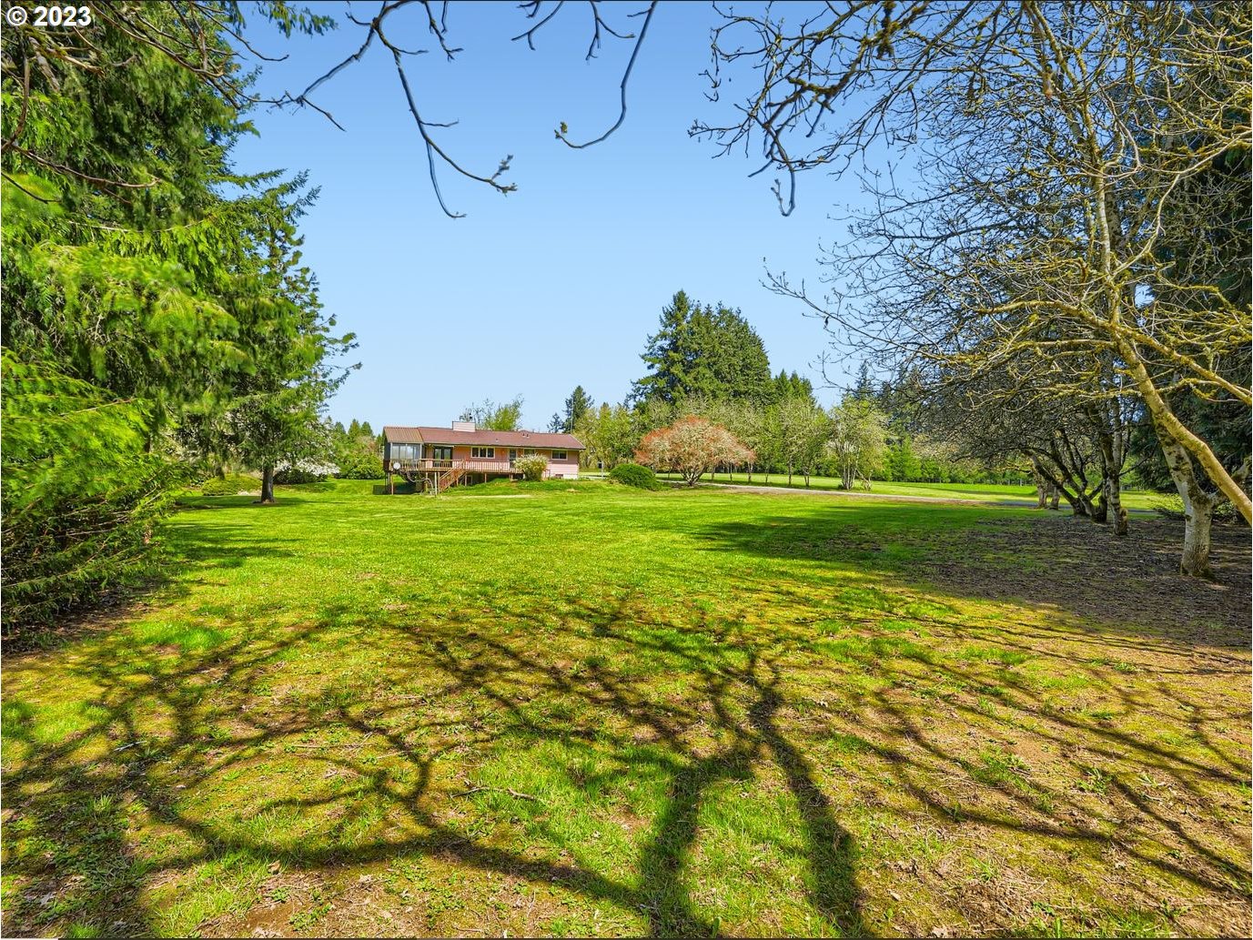 18331 Northwest Reeder Road Portland, OR 97231 - Photo 6 of 46 a yard with swimming pool and green space