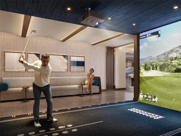 a view of a livingroom with furniture