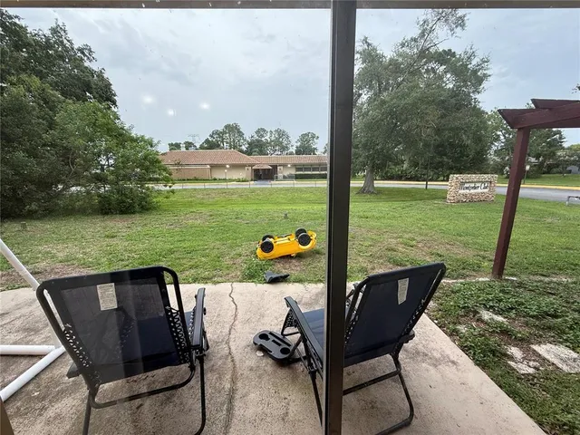 a view of a lake from balcony with outdoor space