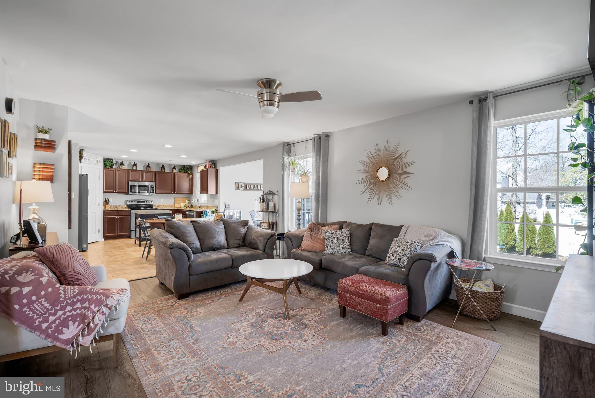 Spacious layout and lots of natural light