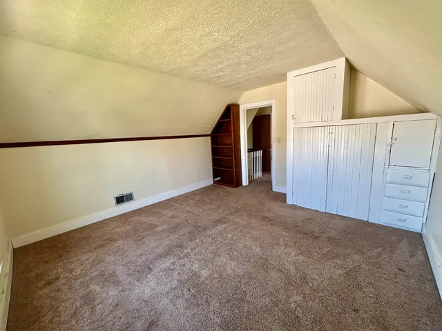 a view of a storage in a room