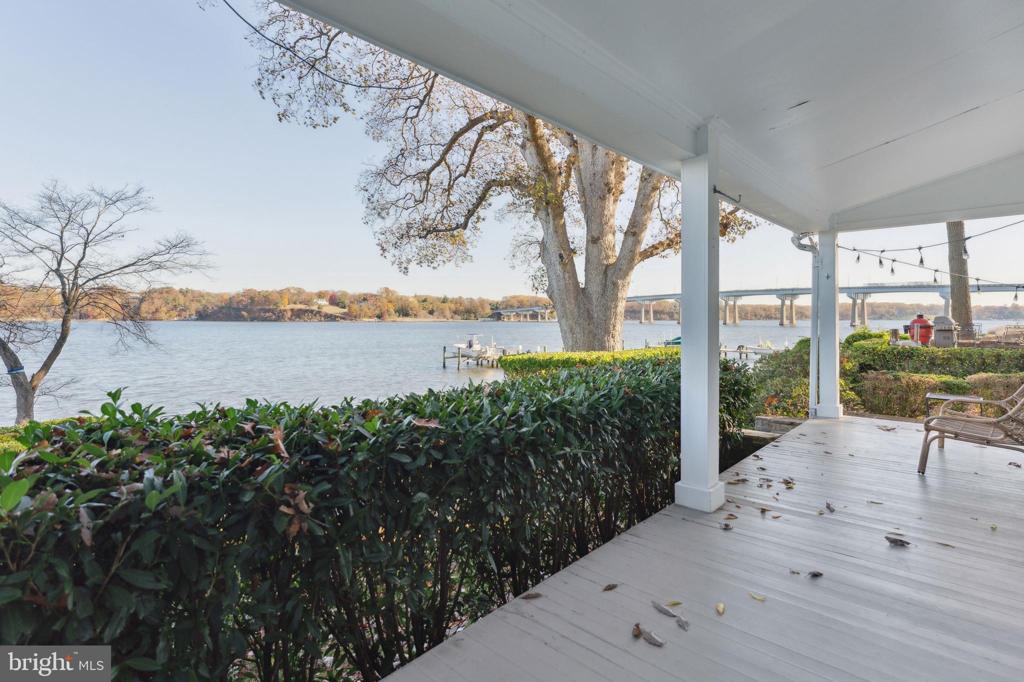 1836 Cove Point Road Annapolis, MD 21401 - Photo 19 of 36 Covered back porch perfect spot for your evenings