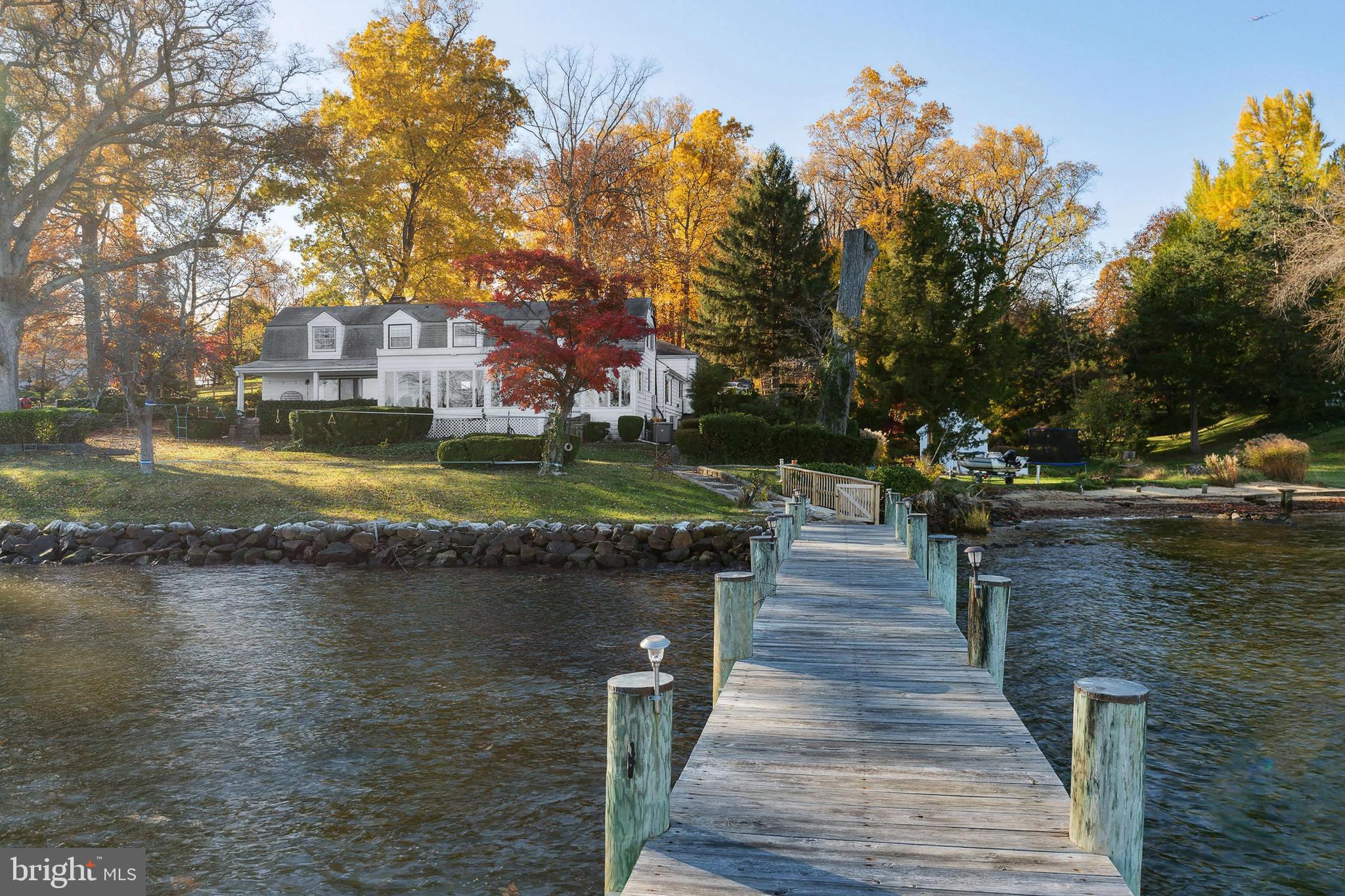 1836 Cove Point Road Annapolis, MD 21401 - Photo 33 of 36 View of house from pier