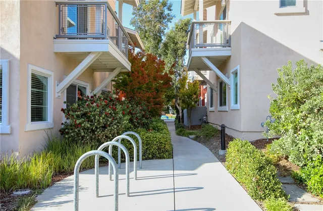 a house view with a garden space