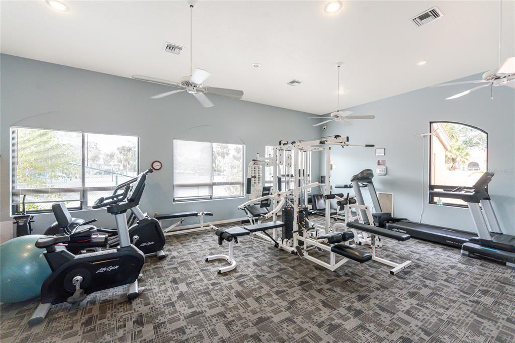 10214 Windsong Road Punta Gorda, FL 33955 - Photo 56 of 68 a living room with furniture a window and gym equipment