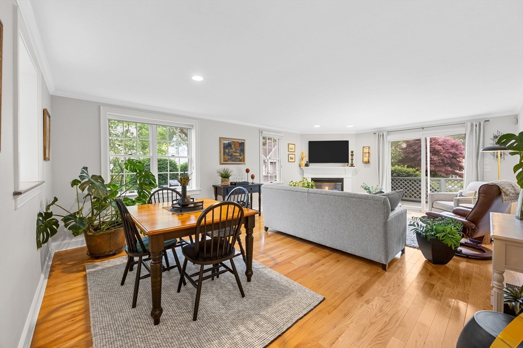 2 Darby Point, Unit 2 Mashpee, MA 02649 - Photo 13 of 42 a view of a dining room with furniture window and wooden floor