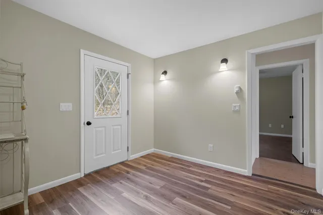 wooden floor in an empty room
