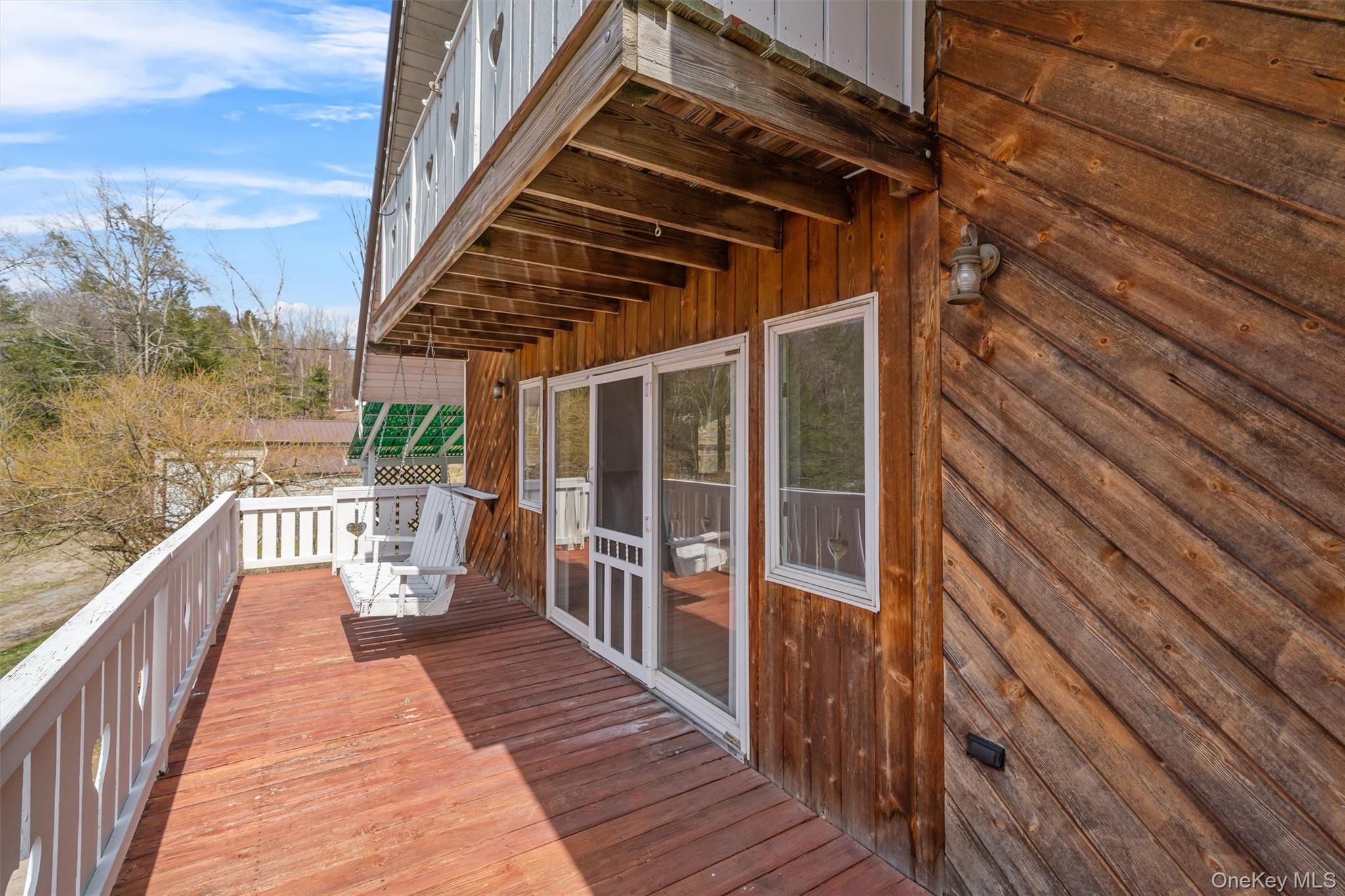 242 Callicoon Center Road Jeffersonville, NY 12748 - Photo 34 of 44 a balcony with wooden floor
