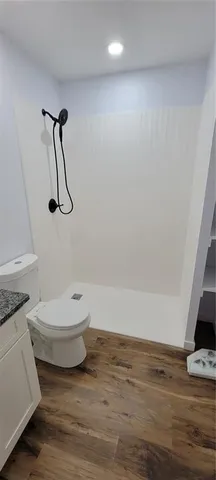 a view of vanity and sink