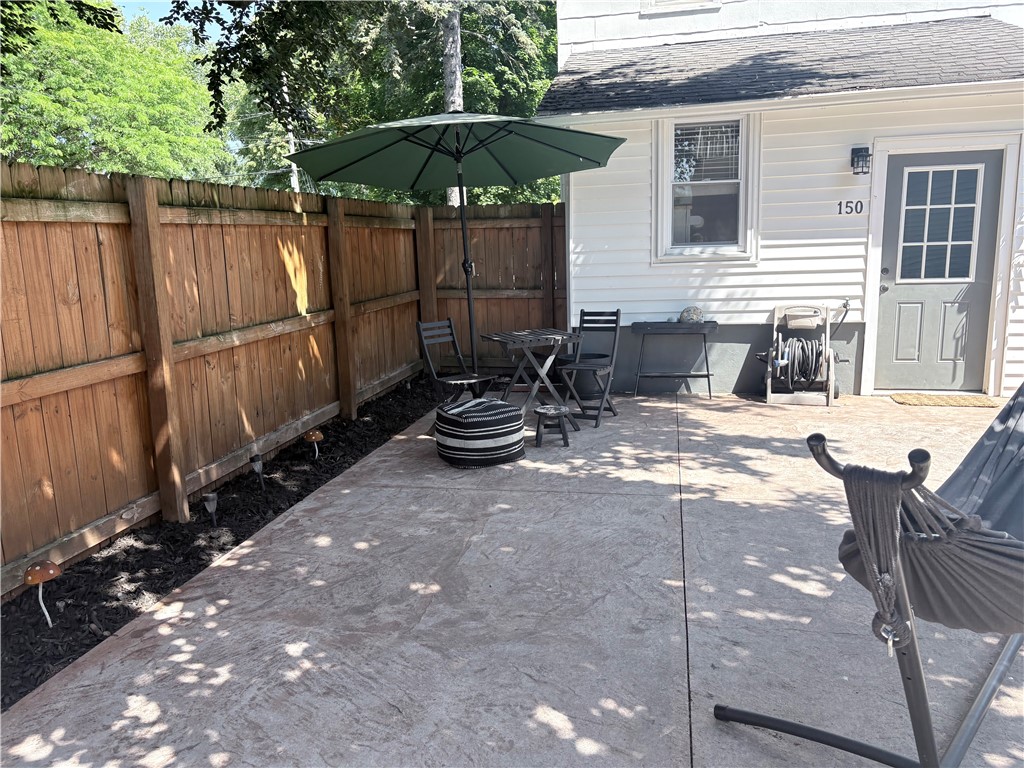 150 Stuart Avenue Arcadia, NY 14513 - Photo 24 of 25 Fenced Back Yard