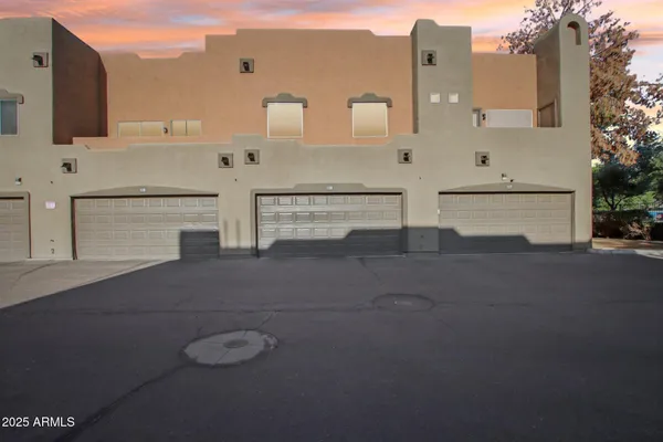 a view of building with an outdoor space