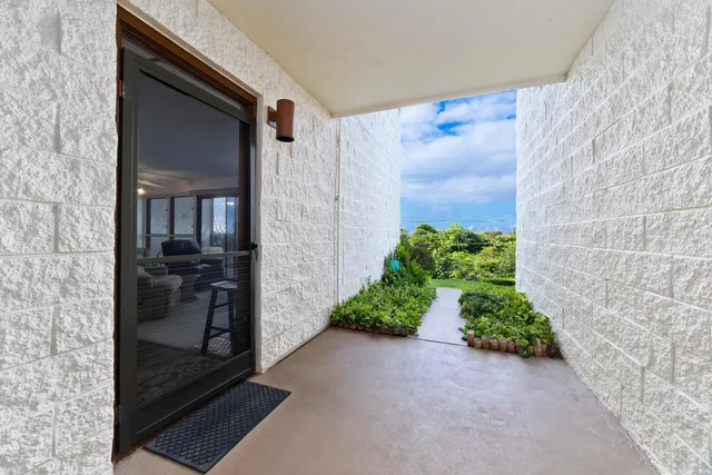 a view of a entryway door of the house