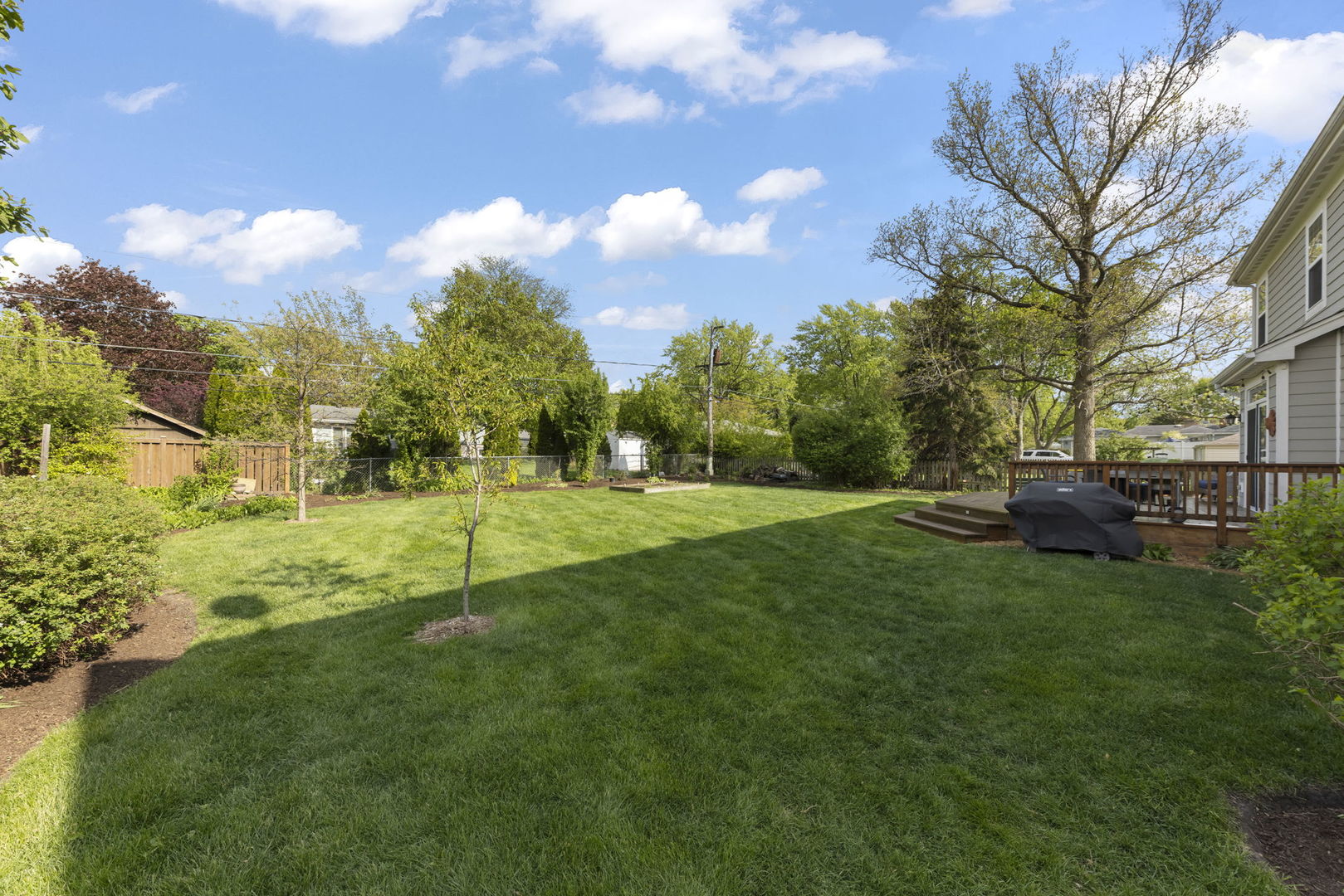 1711 Driving Park Road Wheaton, IL 60187 - Photo 29 of 41 a backyard of a house with lots of green space