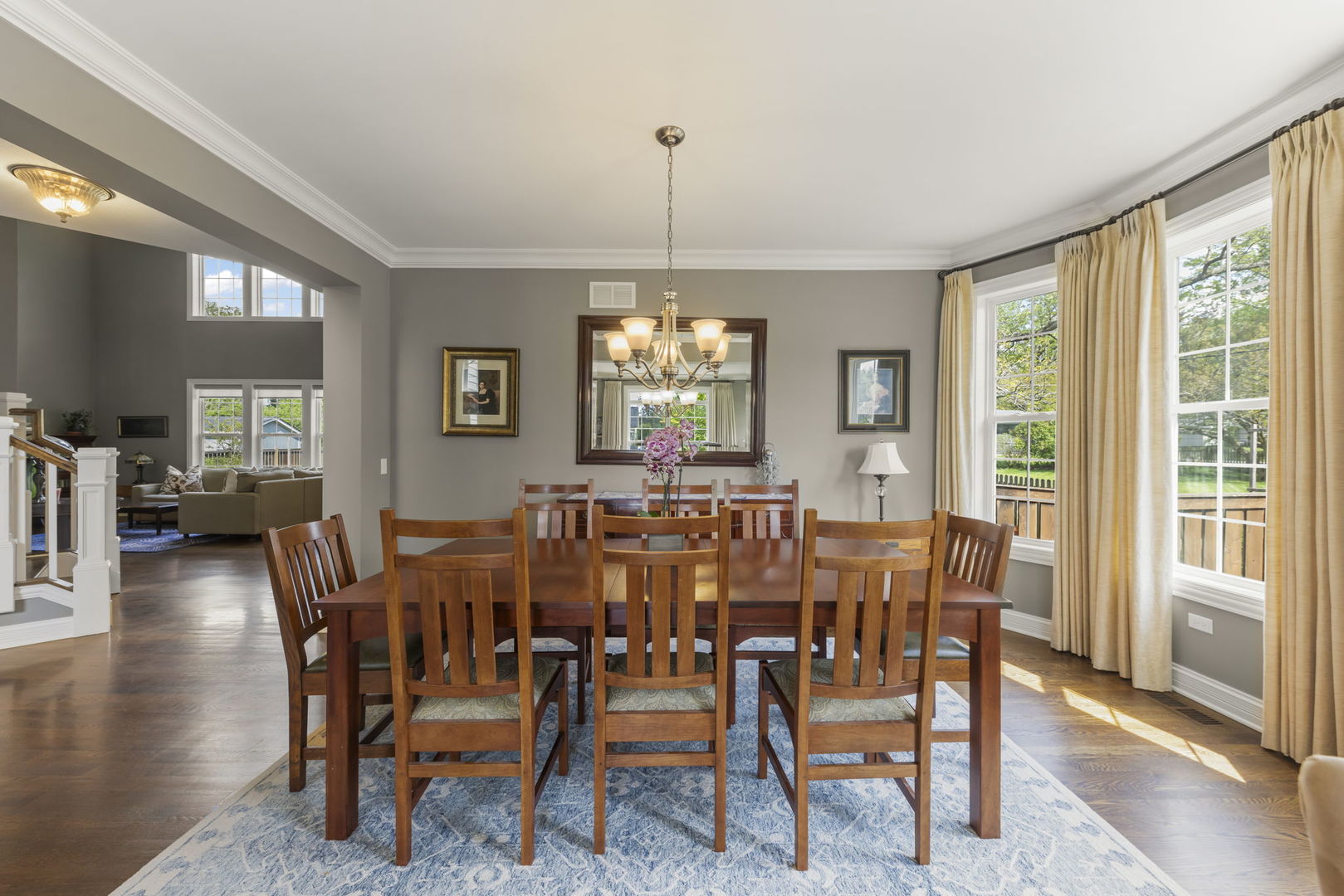 1711 Driving Park Road Wheaton, IL 60187 - Photo 4 of 41 a view of a dining room with furniture window and wooden floor