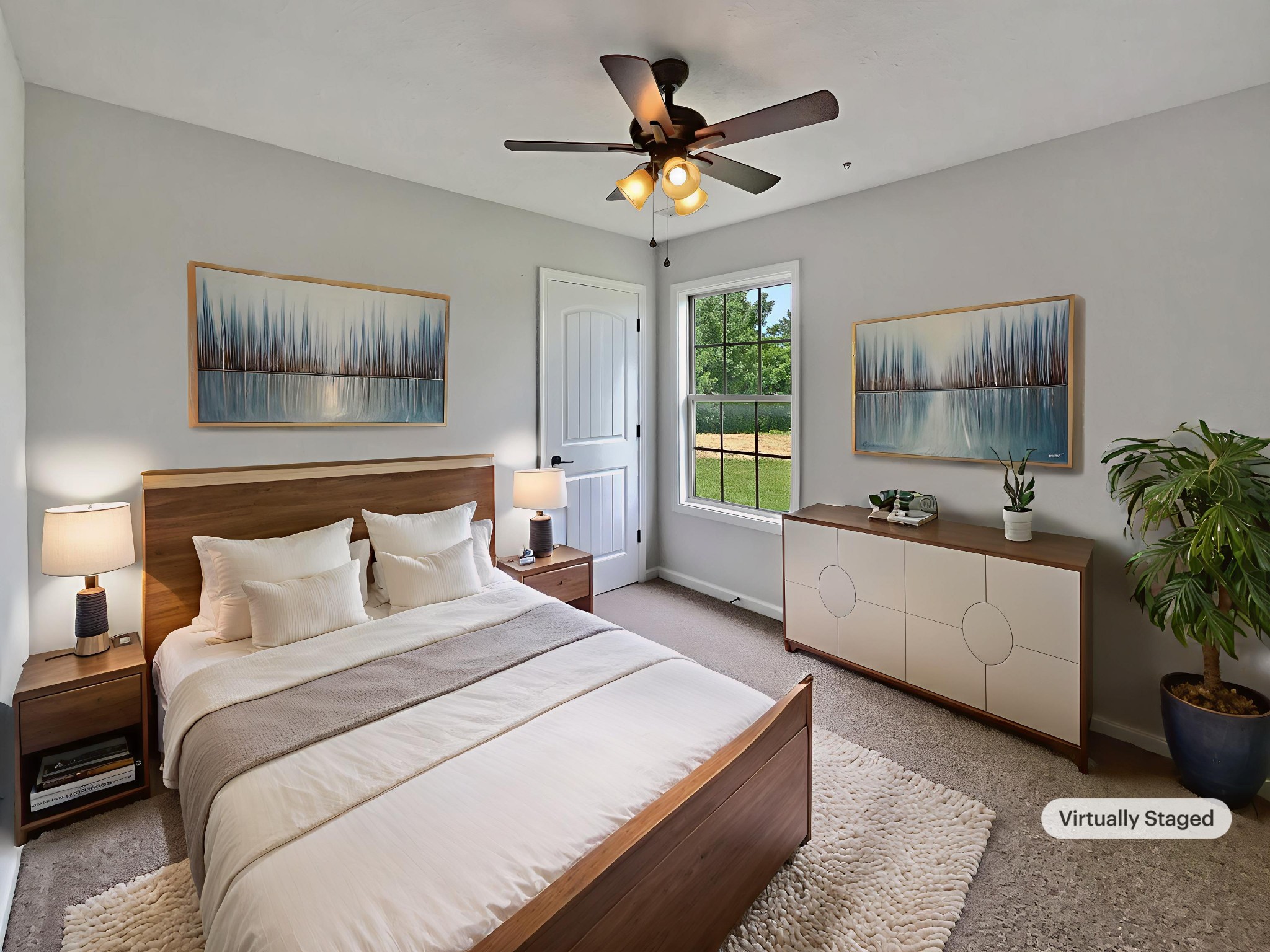 851 Salem Road Clarksville, TN 37040 - Photo 4 of 21 a bedroom with a large bed and a window