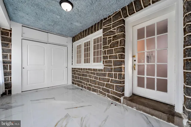 a view of front door