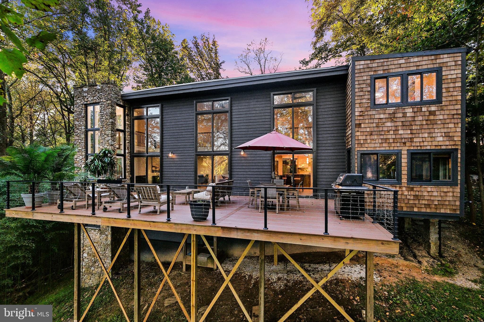 REAR VIEW - FROM FOREST