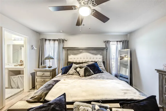 a bathroom with sink and mirror