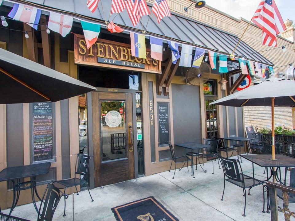 286 Sisson Avenue Northeast Atlanta, GA 30317 - Photo 50 of 56 a view of a cafe with a table and chairs and barbeque in the patio