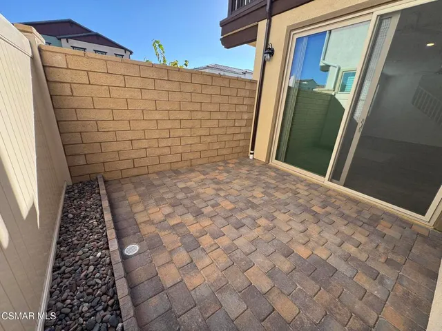 a view of wooden door