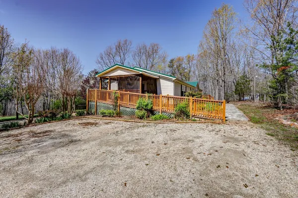 a view of lake with mountain