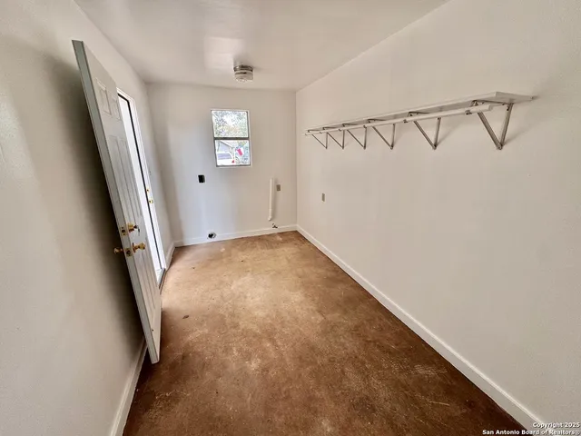 a view of an empty room