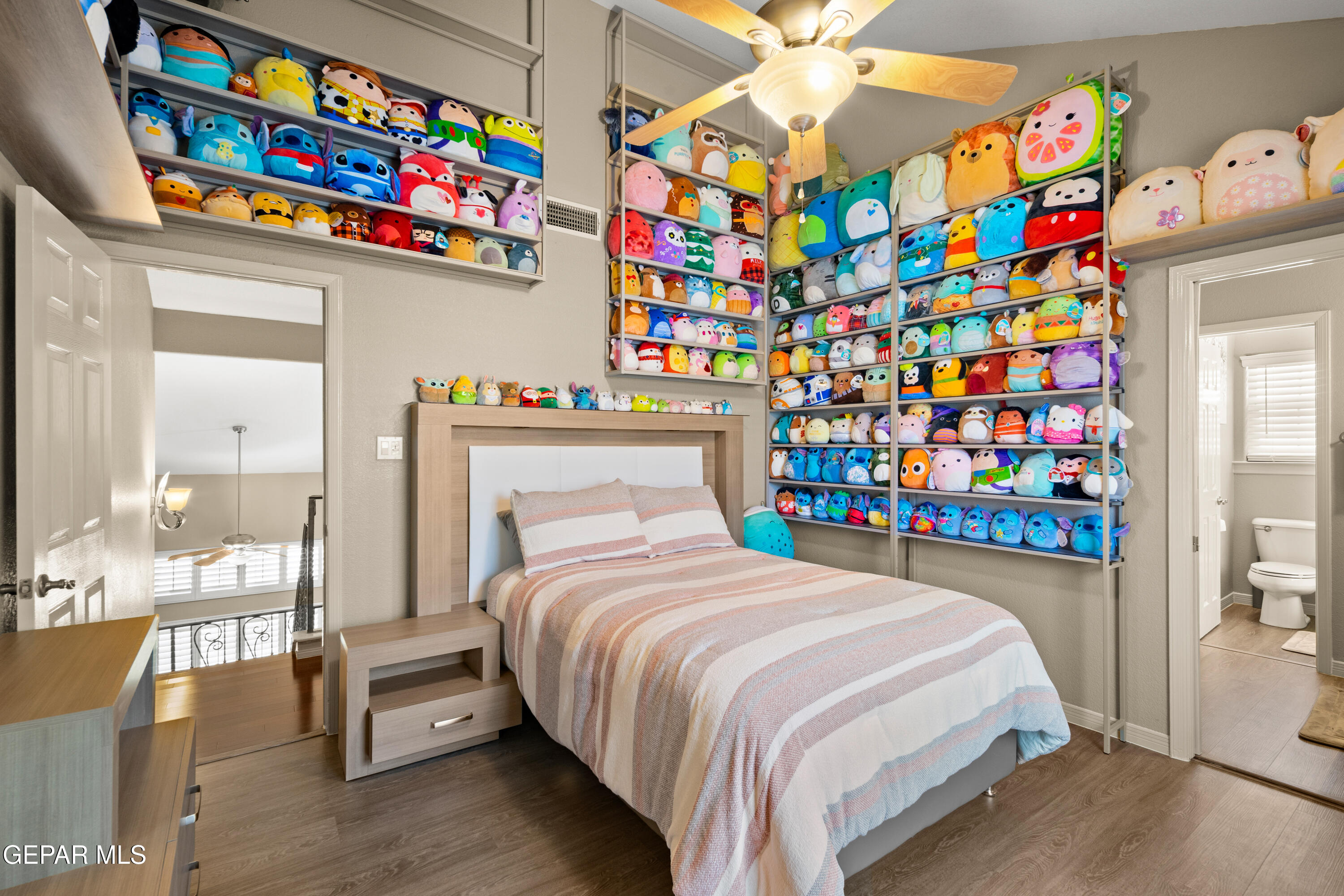 6705 Pearl Ridge Drive El Paso, TX 79912 - Photo 37 of 58 a bedroom with bed and a window