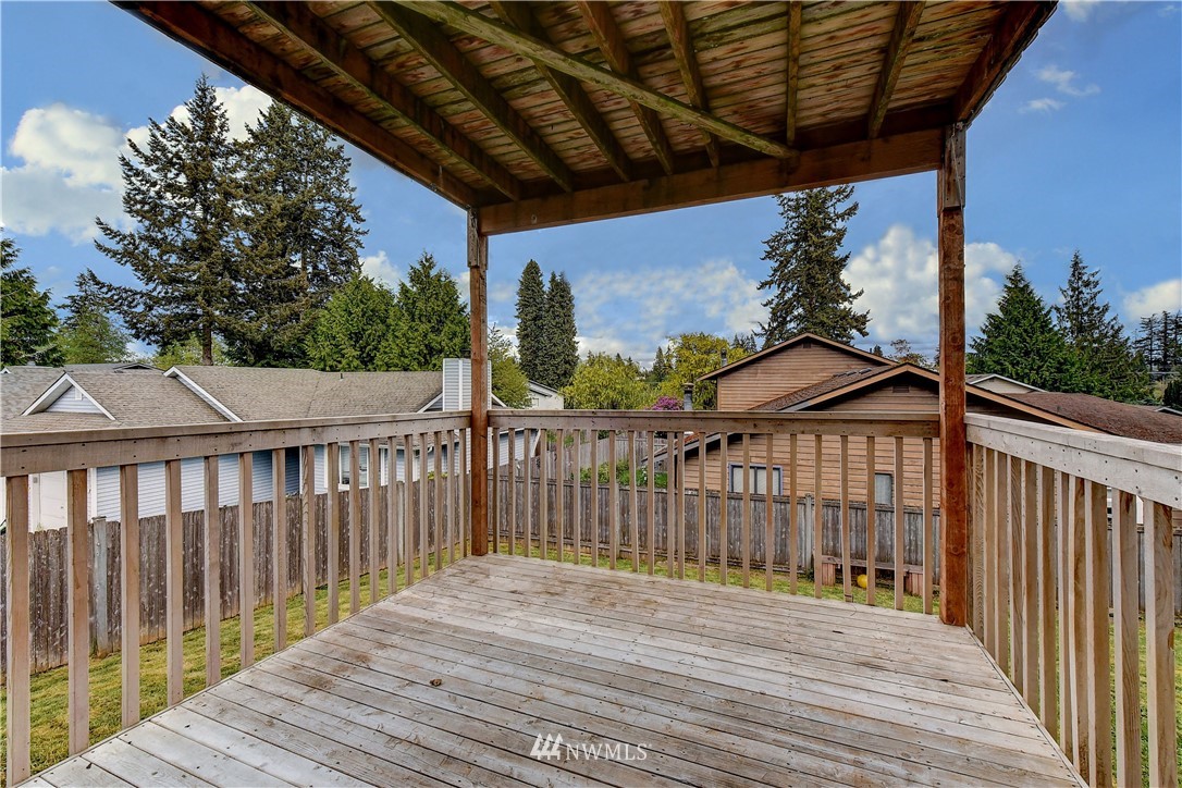 6605 Cady Road Everett, WA 98203 - Photo 23 of 26 a view of a wooden deck