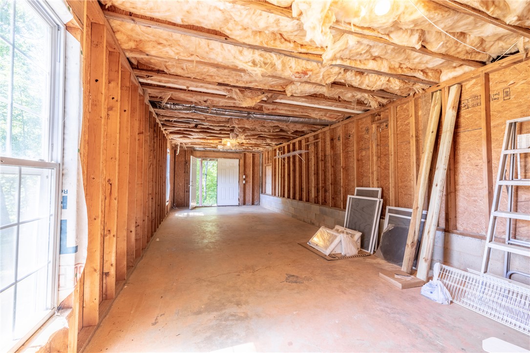 110 Brookstone Way Central, SC 29630 - Photo 37 of 46 This spacious unfinished basement offers endless possibilities for customization and expansion.