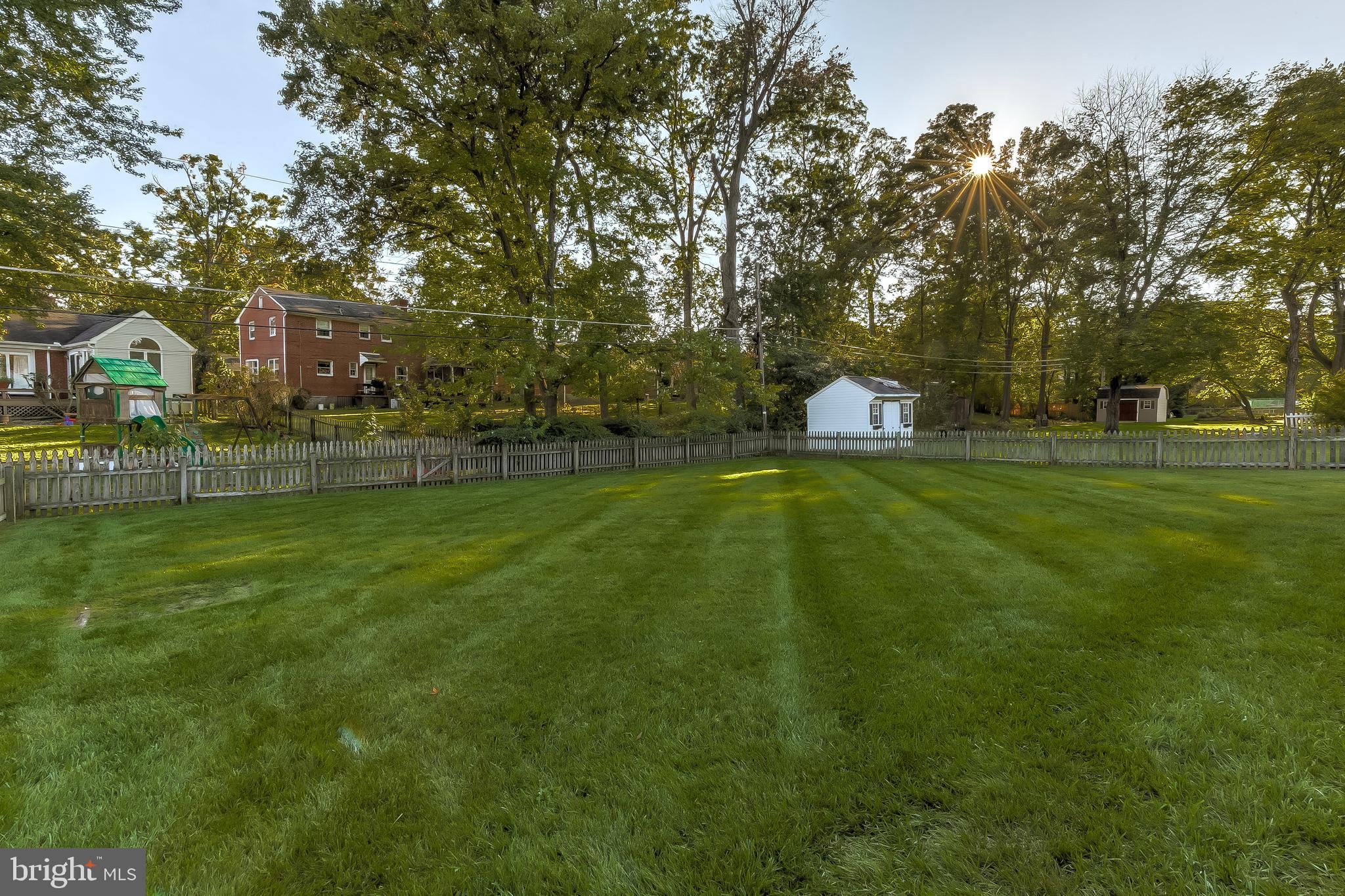 113 Belfast Road Lutherville-Timonium, MD 21093 - Photo 40 of 43 Fenced Back Yard