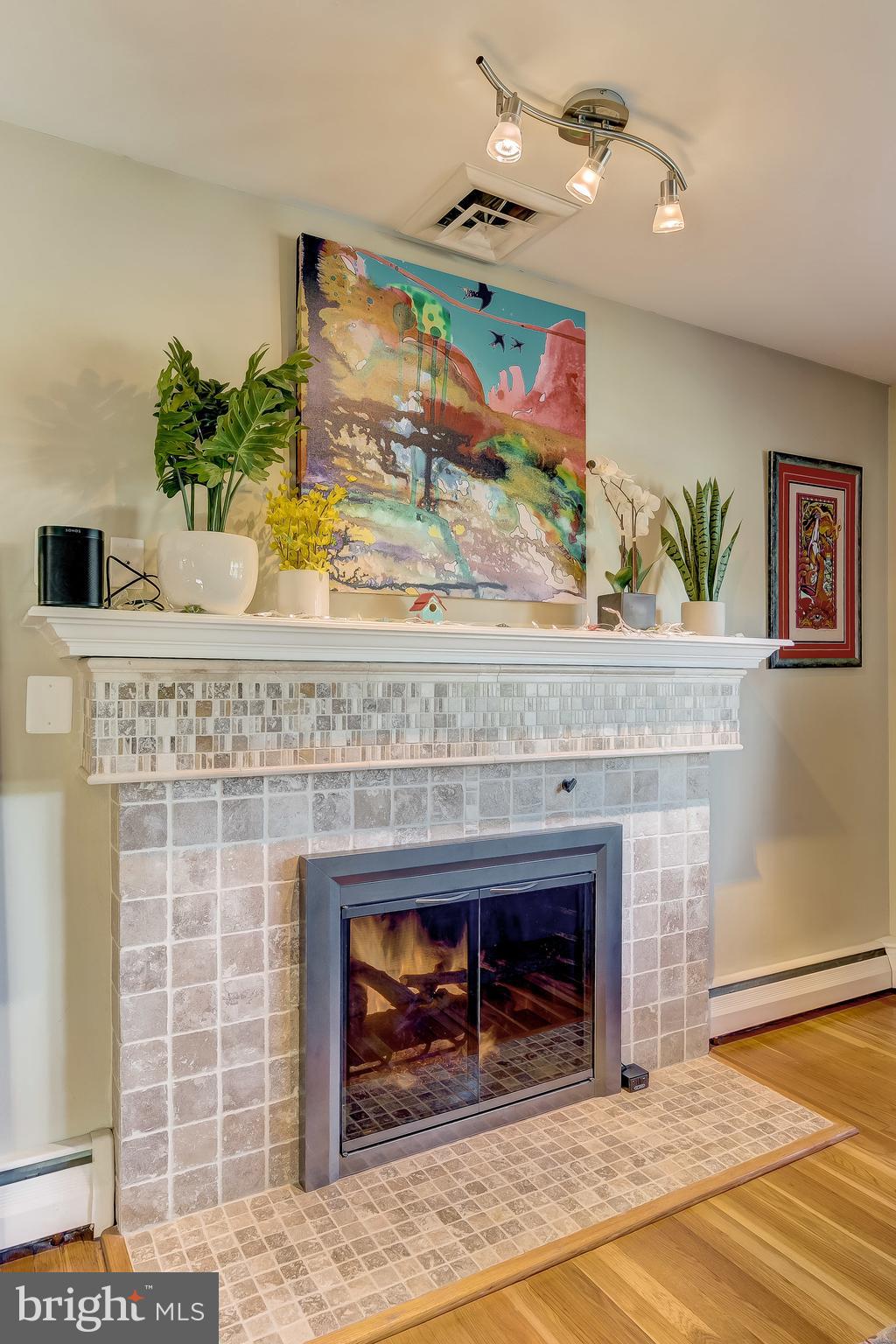 113 Belfast Road Lutherville-Timonium, MD 21093 - Photo 6 of 43 Gas Fireplace is the Centerpiece for this room