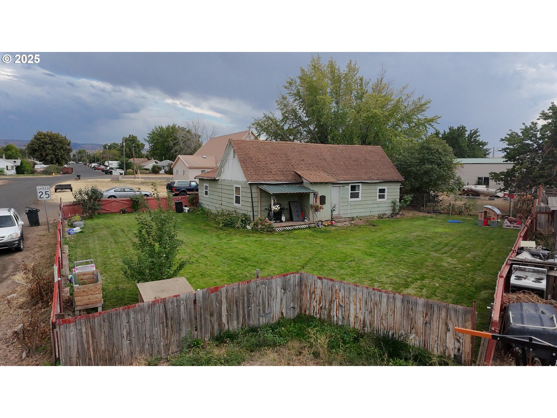 559 Southwest Cedar Street Pilot Rock, OR 97868 - Photo 40 of 42 a view of house with backyard and outdoor seating