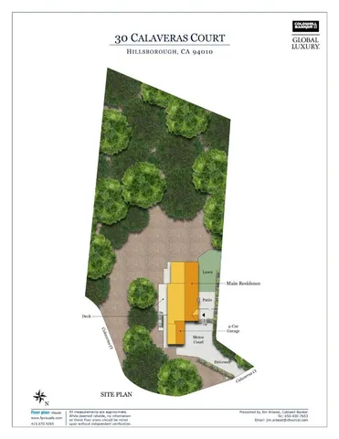 $3,995,000 | 30 Calaveras Court, Hillsborough, CA 94010