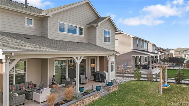 a view of a house with patio