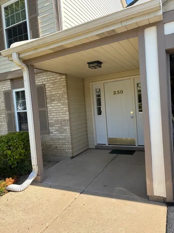 a view of front door