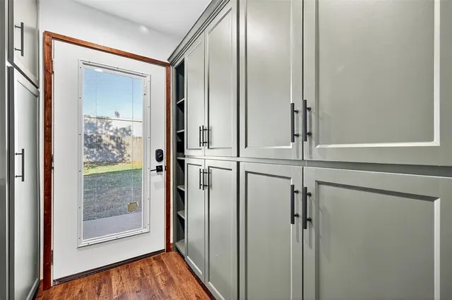 a view of front door