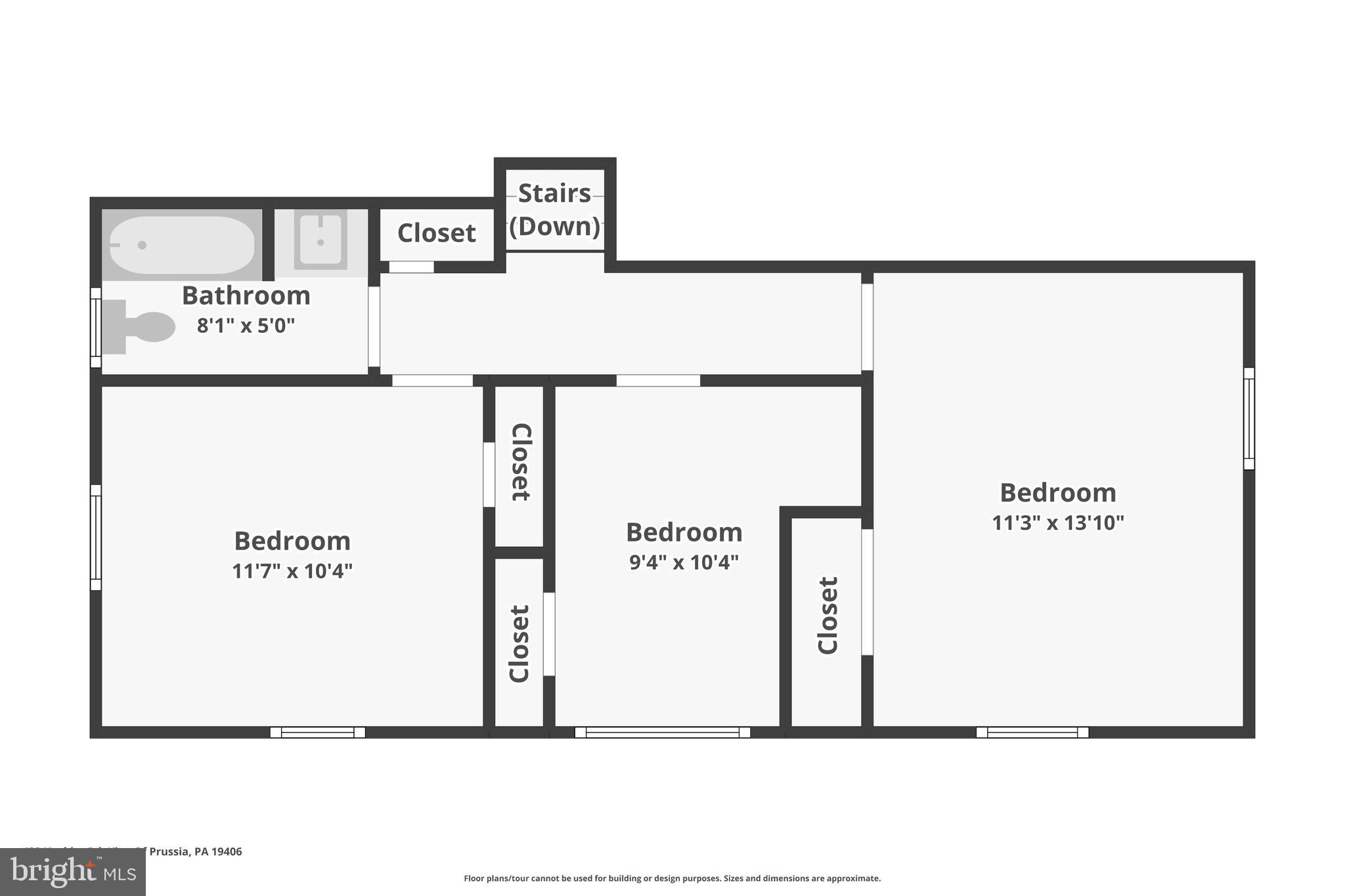 432 Keebler Road King of Prussia, PA 19406 - Photo 42 of 42 Floor Plan Upper Level