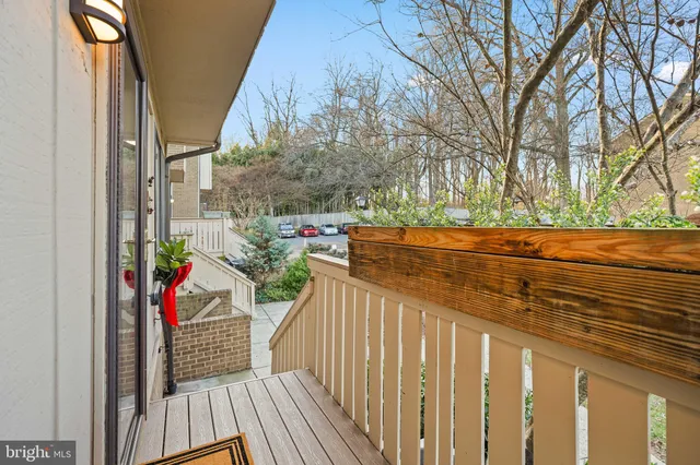 a view of outdoor space and deck