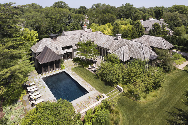 96 Woodley Road Winnetka, IL 60093 - Photo 1 of 22 an aerial view of house with yard