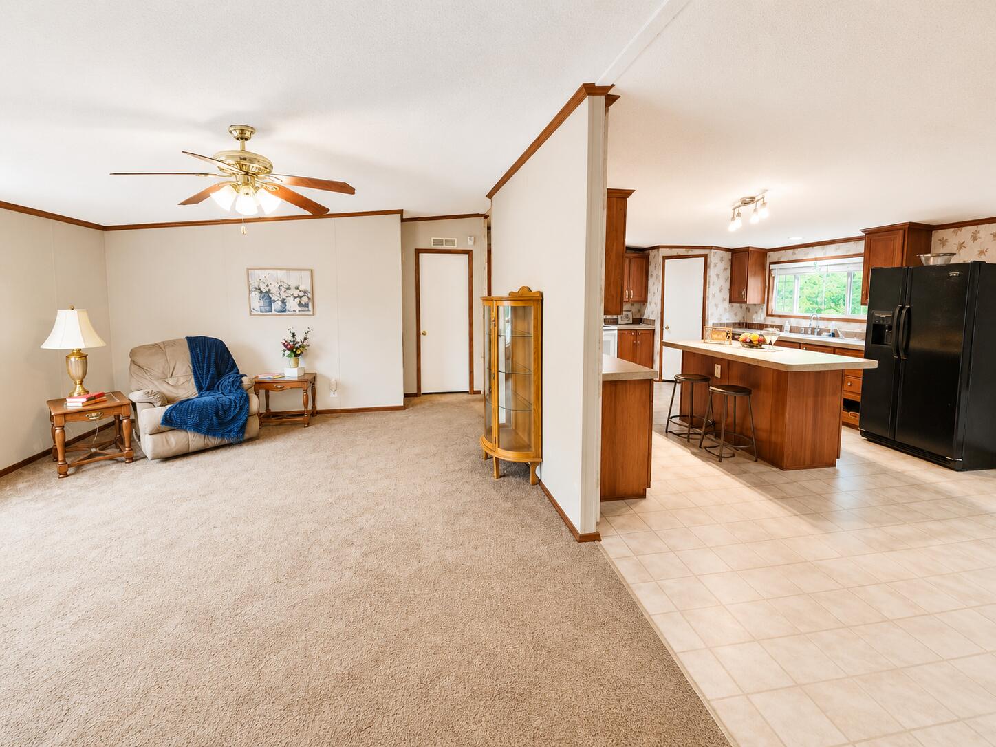 963 Upper Craigs Creek Road Catawba, VA 24070 - Photo 6 of 27 living room/kitchen