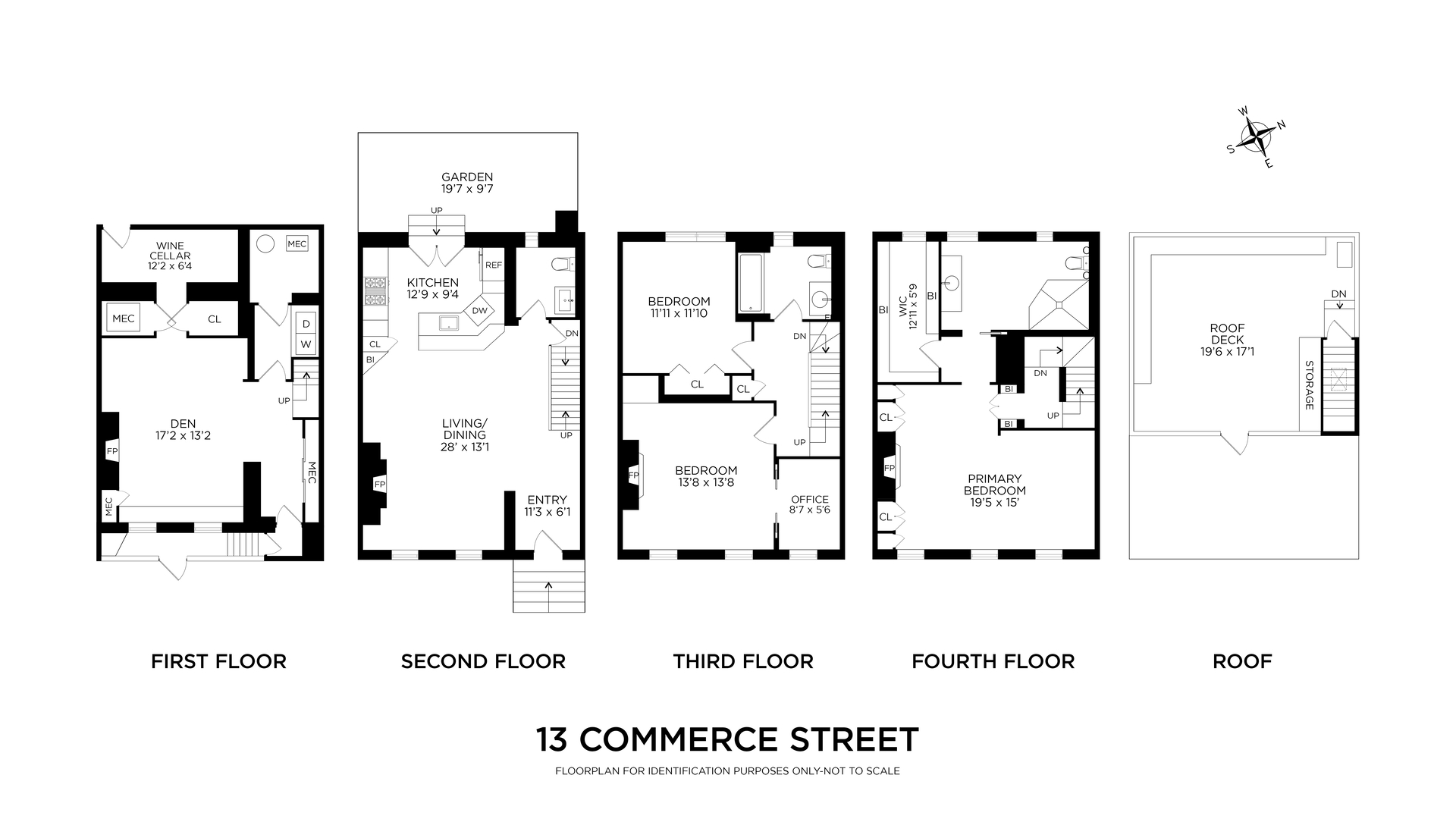13 Commerce Street Manhattan, NY 10014 - Photo 13 of 13 a black and white photo of a living room