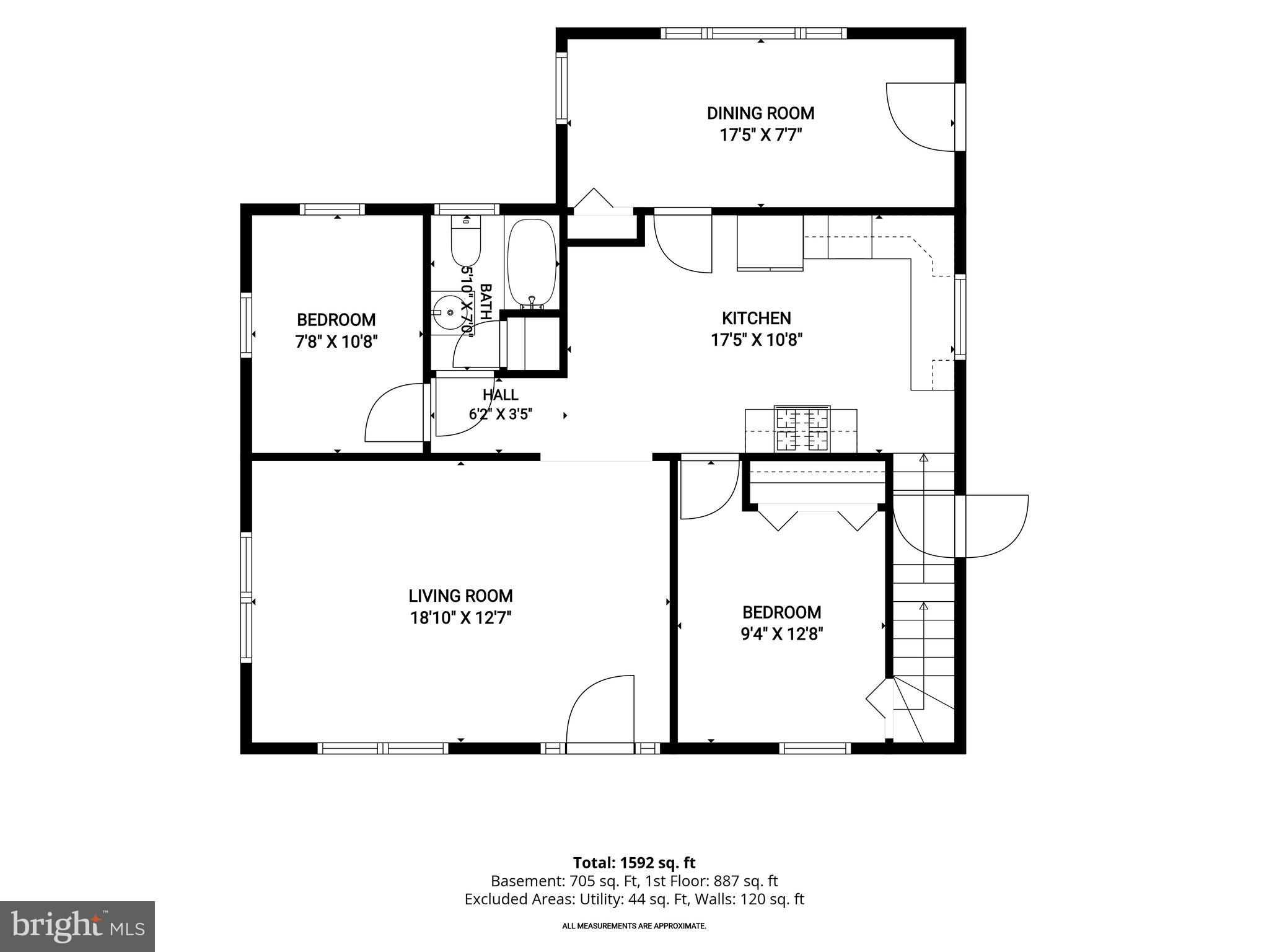 7701 Gunther Road Glen Burnie, MD 21060 - Photo 38 of 40 Floor Plans 2nd floor
