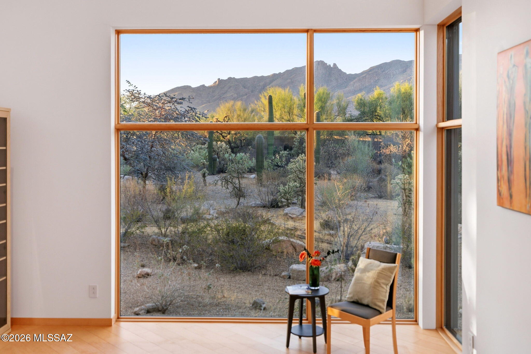 5070 North Valley View Road Tucson, AZ 85718 - Photo 20 of 51 a view of a balcony with chair and table