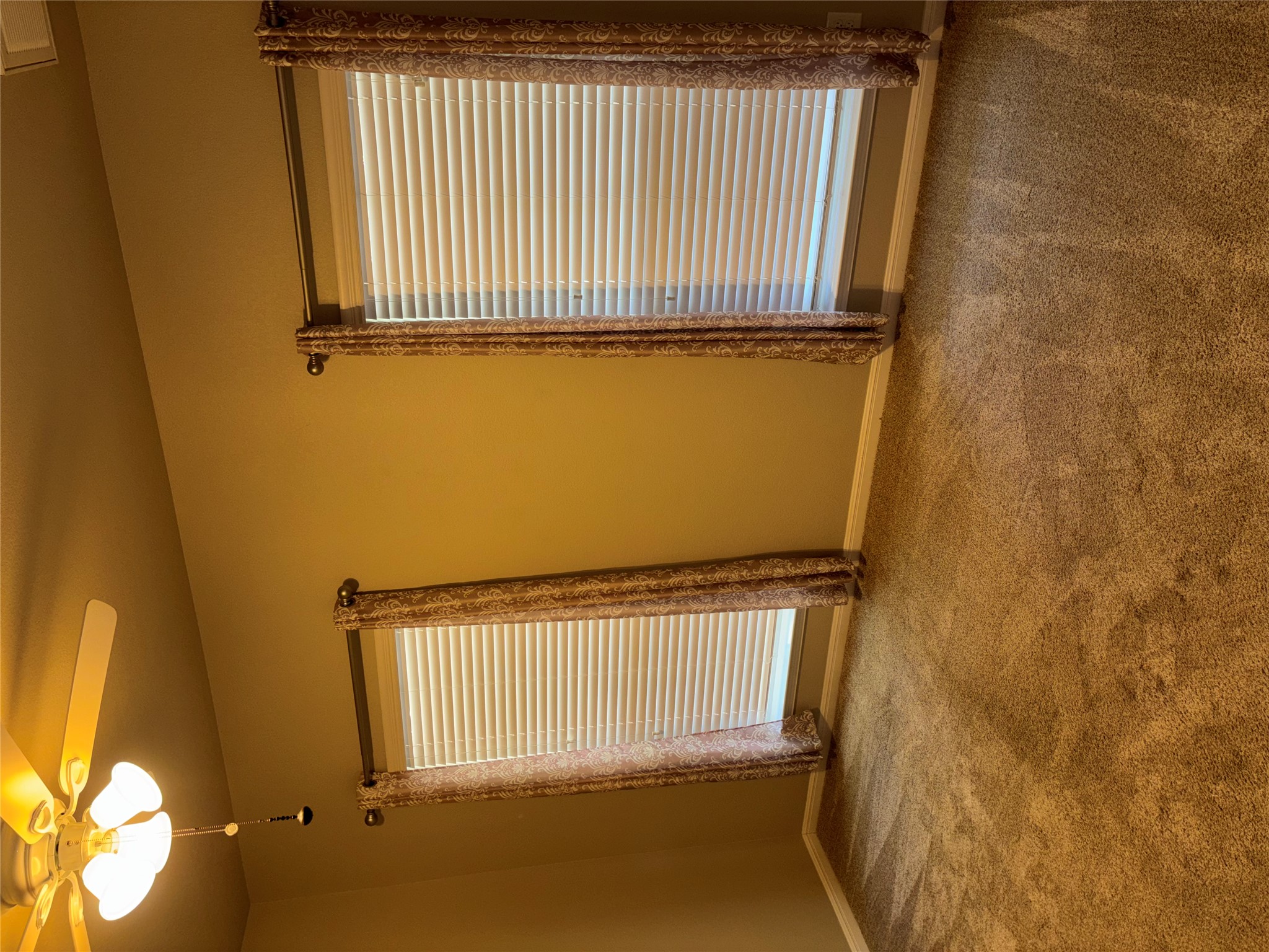 634 River Bluff Circle Georgetown, TX 78626 - Photo 16 of 37 Unfurnished room with ceiling fan and light colored carpet