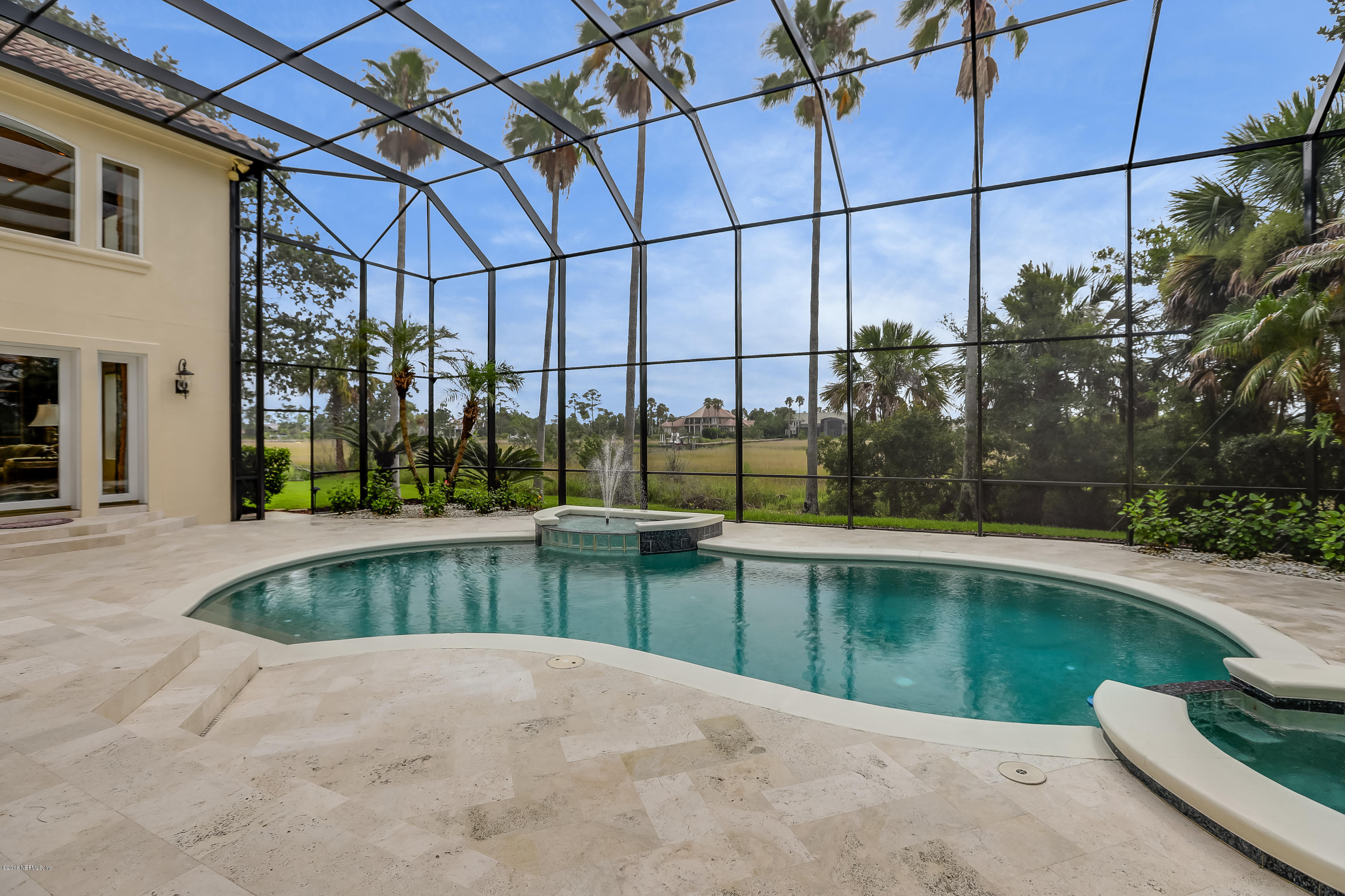 24624 Harbour View Drive Ponte Vedra Beach, FL 32082 - Photo 49 of 68 Heated Pool & Spa with Fountain