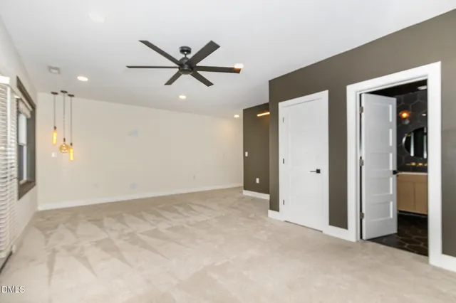 a view of an empty room