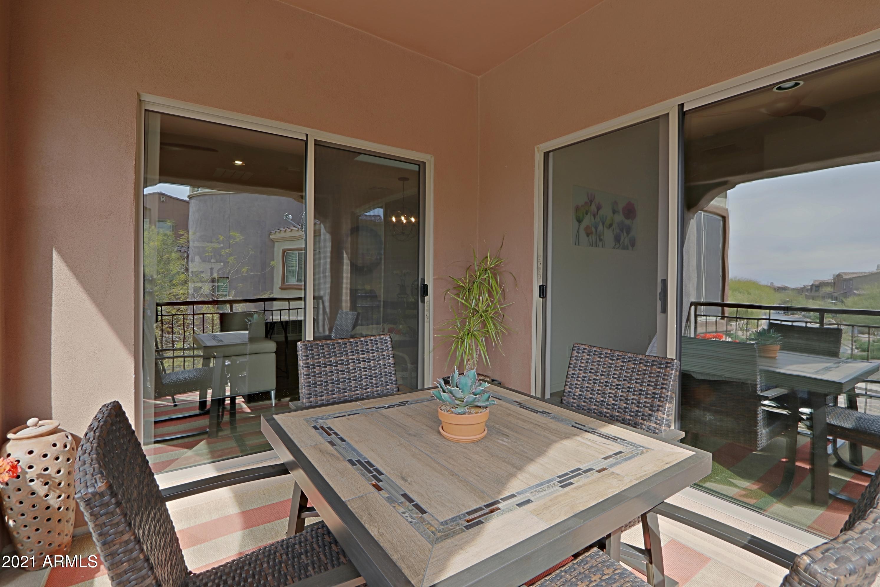 3935 East Rough Rider Road, Unit 1312 Phoenix, AZ 85050 - Photo 22 of 47 Balcony with access to 2nd BR & Fam Rm