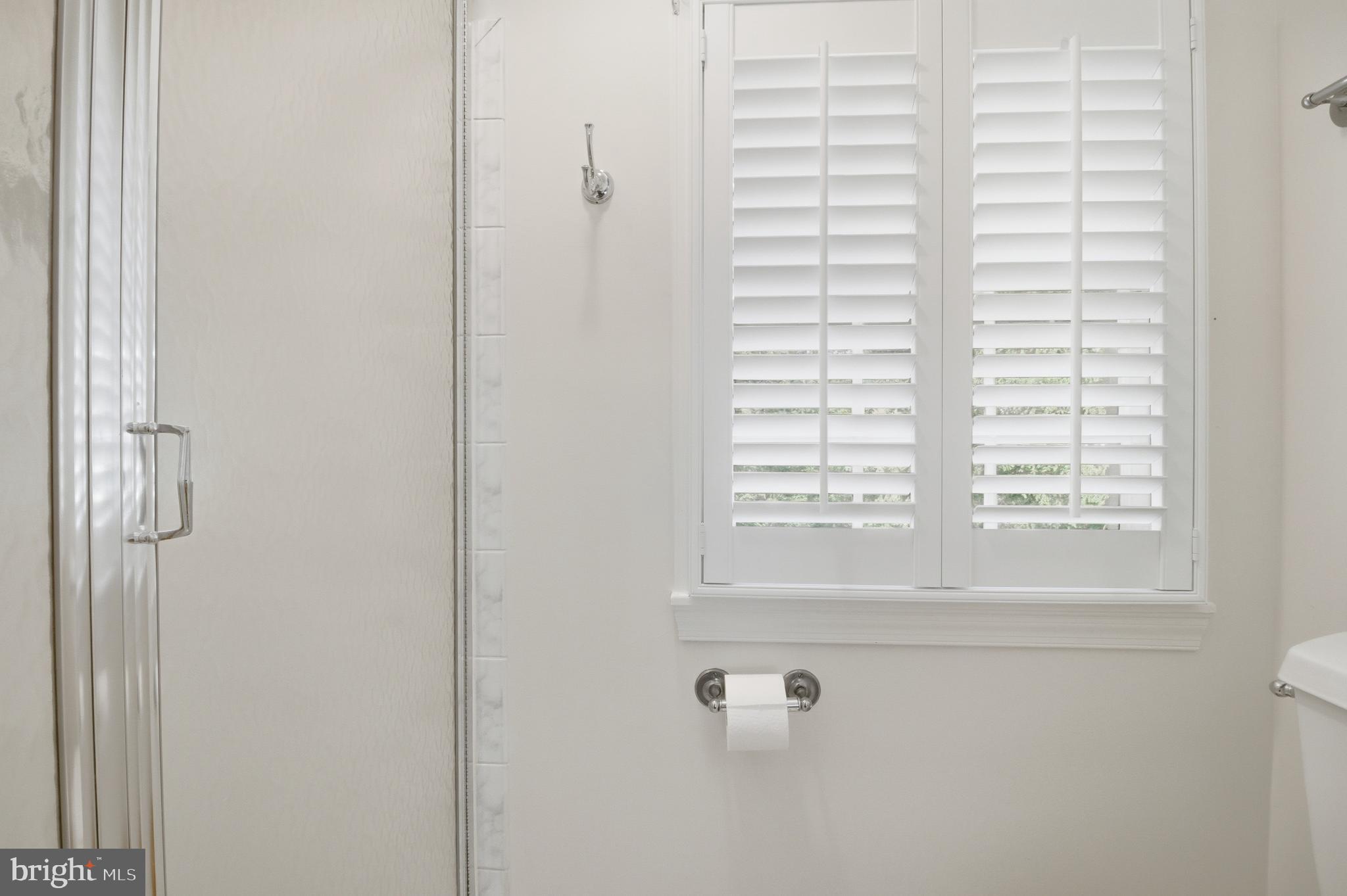 6032 Grove Drive Alexandria, VA 22307 - Photo 20 of 40 a bathroom with a window and a shower